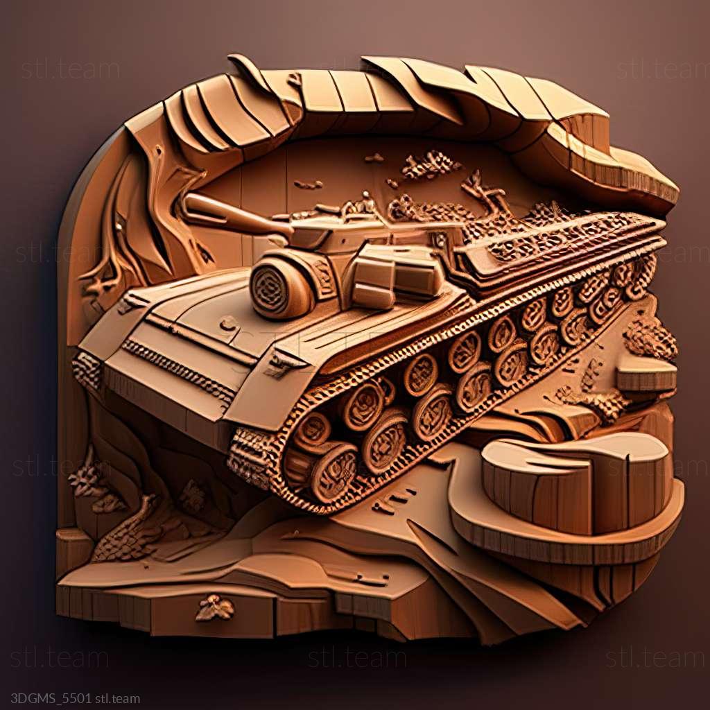 Infinite Tanks game, Games 3D model for CNC: STL / MAX (obj)